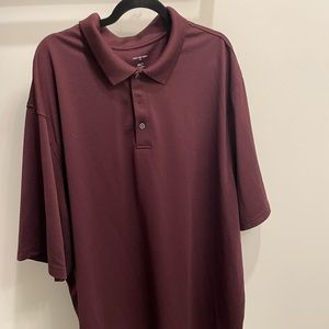 Van Heusen men’s shirt. 3XLT. Burgundy.